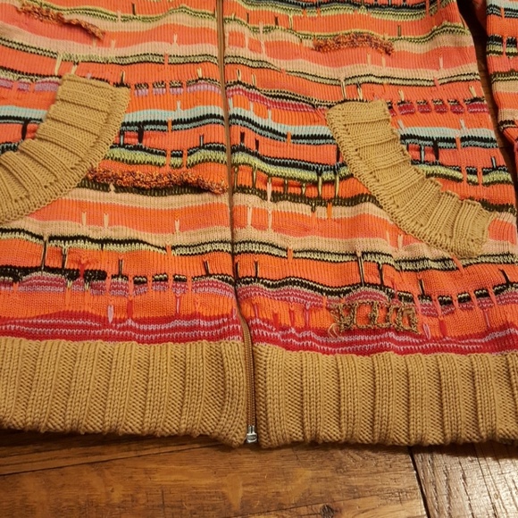 Christian LaCroix Bazaar Zippered Sweater Jacket - Picture 5 of 8